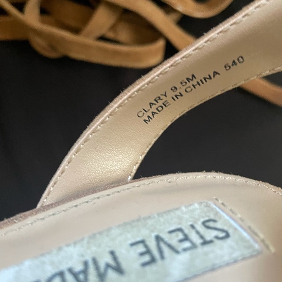 Steve Madden Womens Clary High Heel Tie Up Sandal. Size 9.5 - Picture 3 of 10